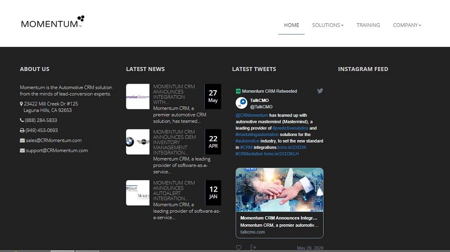 MOMENTUM CRM
