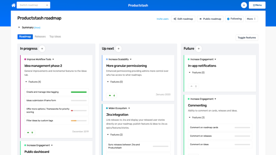 Productstash screenshot