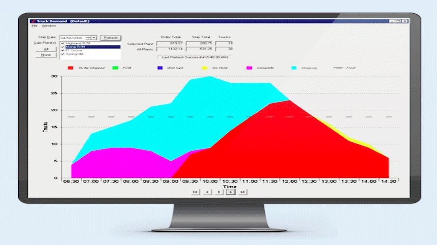 Access DISPATCH MANAGEMENT screenshot