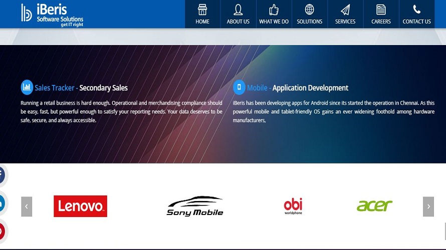 Sales Tracker screenshot