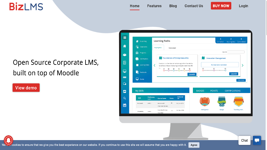 BizLMS screenshot