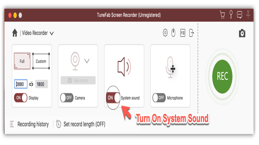 TuneFab Screen Recorder