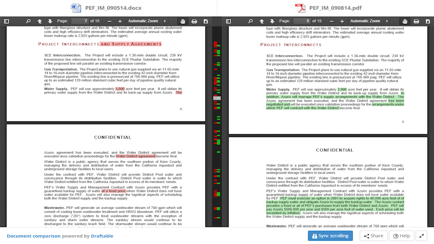 Draftable screenshot