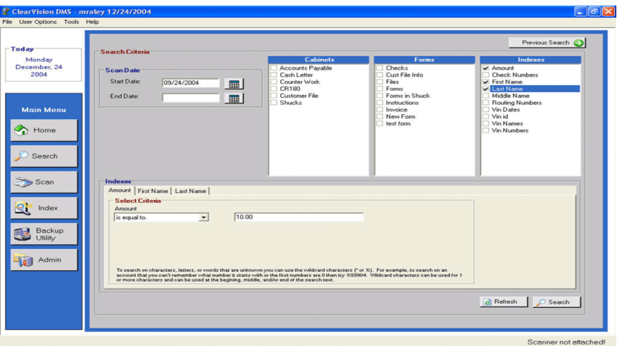 ClearVision DMS