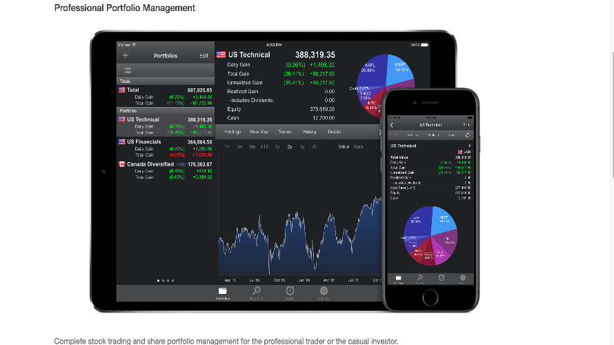 Portfolio Trader screenshot