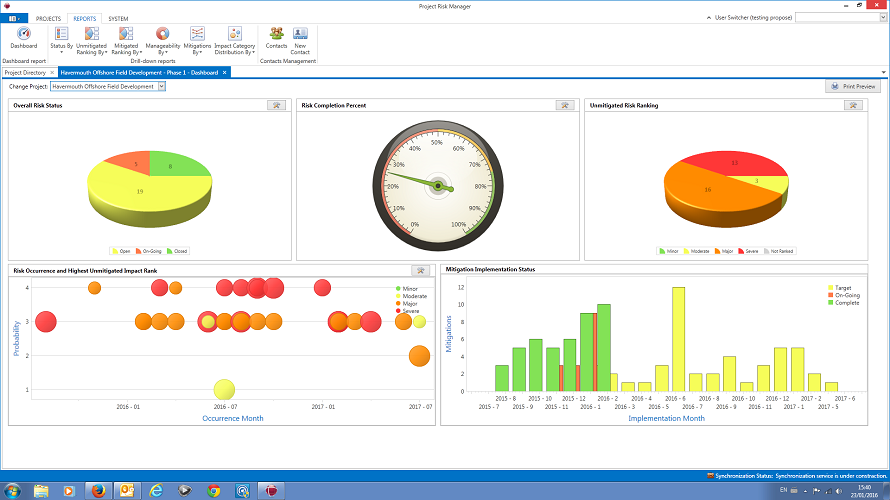 Project Risk Manager screenshot