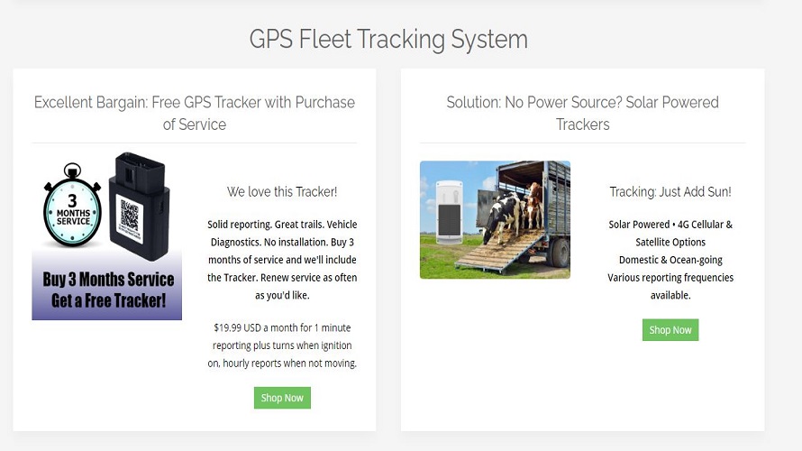 Tracker System screenshot