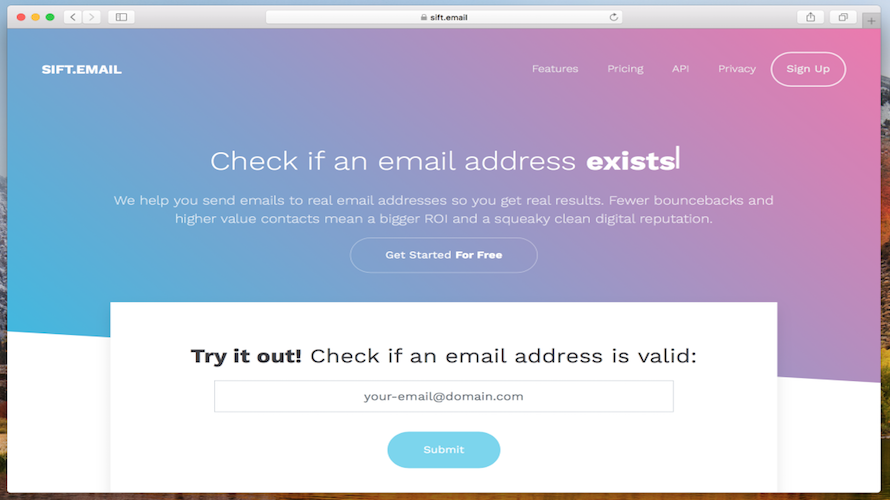sift.email