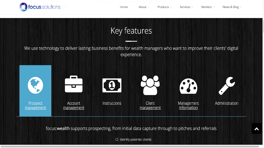 focus:adviser screenshot