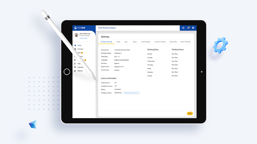 MoversTech CRM