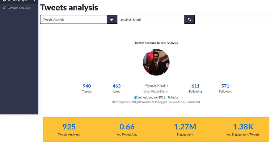 FollowerSearch screenshot