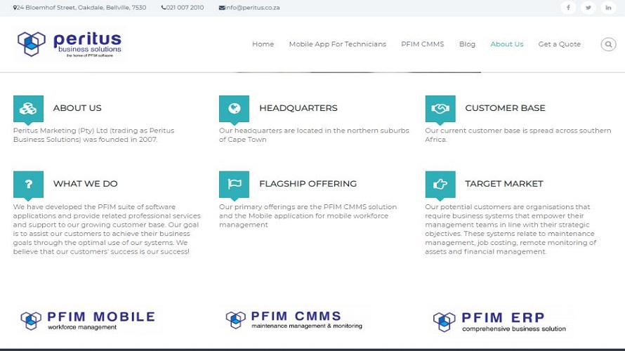 PFIM screenshot