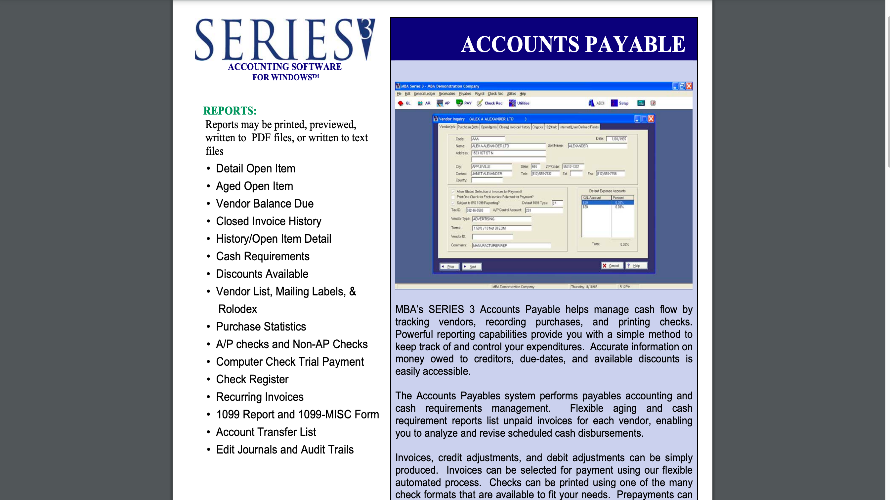 MBA Software