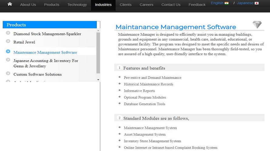 Samyak Maintenance Manager