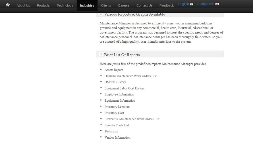 Samyak Maintenance Manager