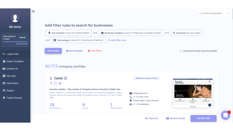 Soleadify screenshot