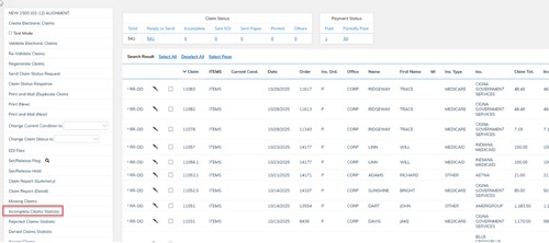 Bonafide Claim Interactive Reports