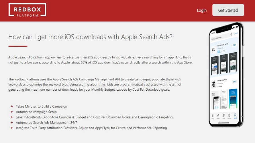 Redbox Platform screenshot