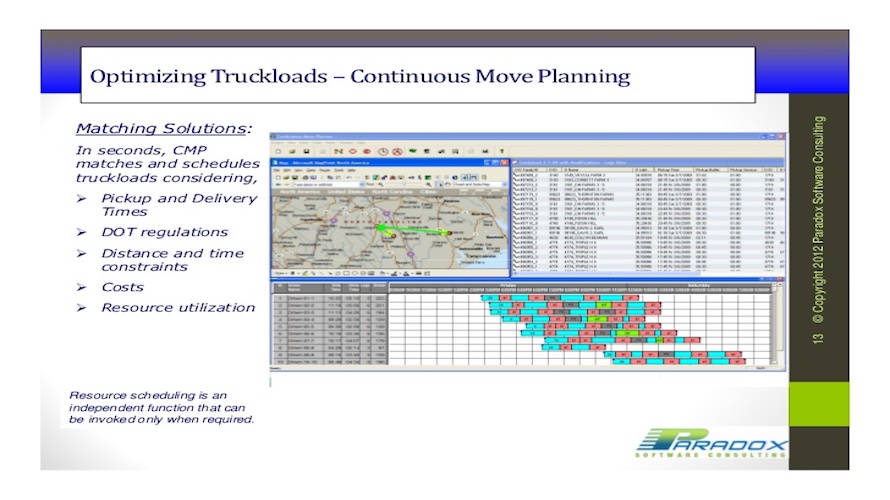 Continuous Move Planner screenshot