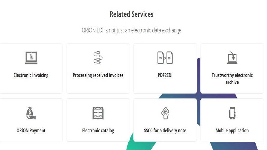 ORiON EDI screenshot