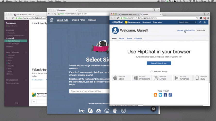 Sameroom screenshot