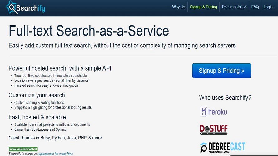 Searchify screenshot