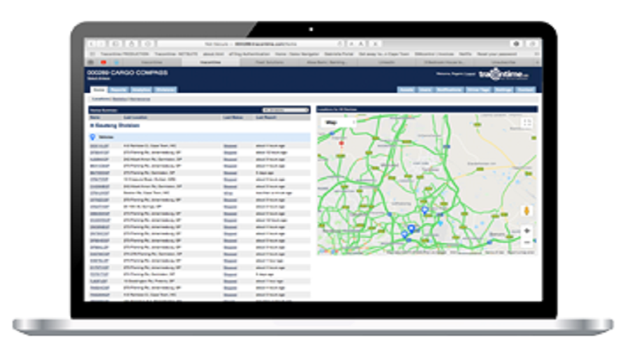 Tracontime screenshot