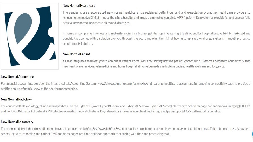 eKlinikMD screenshot