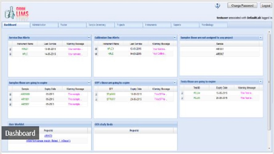 CodonLIMS screenshot
