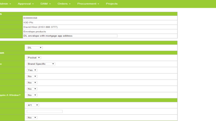 MarketingUnity Procurement Manager screenshot