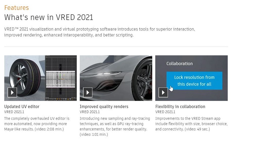 VRED screenshot
