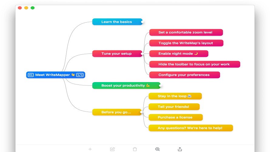 WriteMapper screenshot