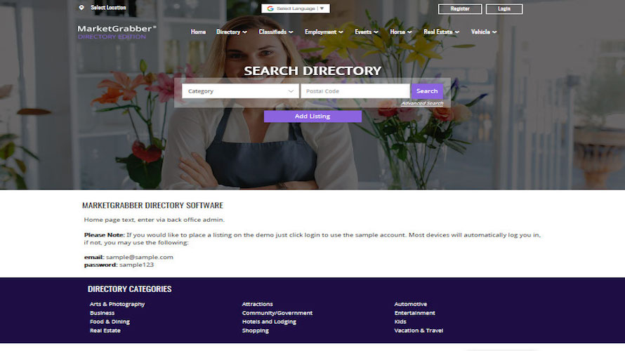 MarketGrabber Classified Ad