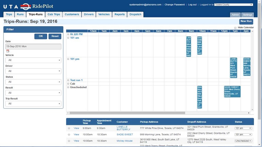 RidePilot screenshot