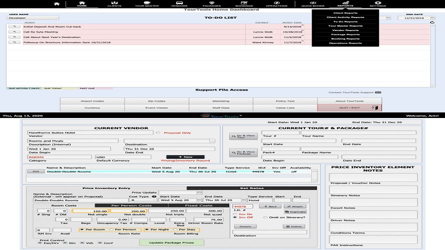 TourTools screenshot