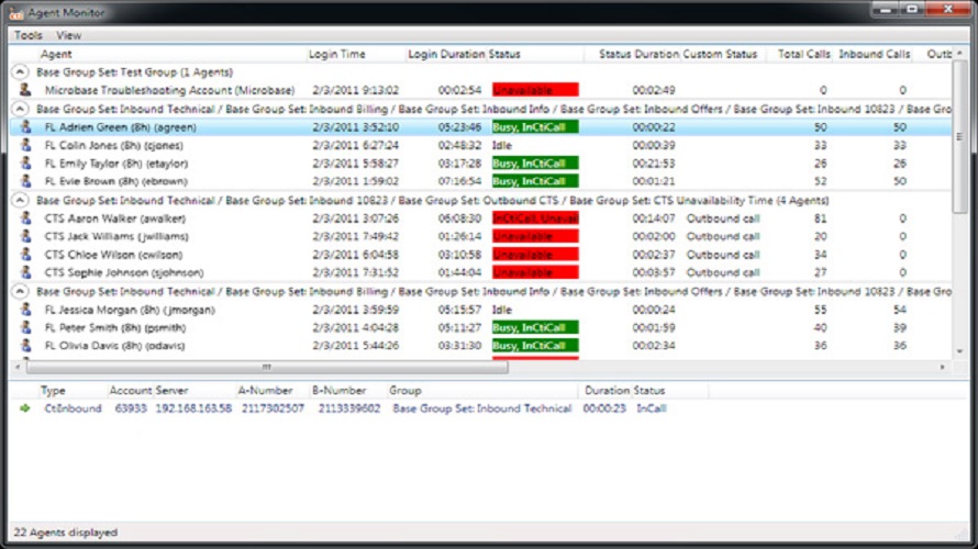 Exelysis Contact Center screenshot