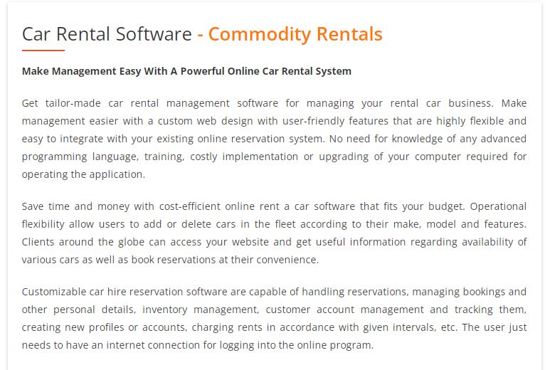 CommodityRentals