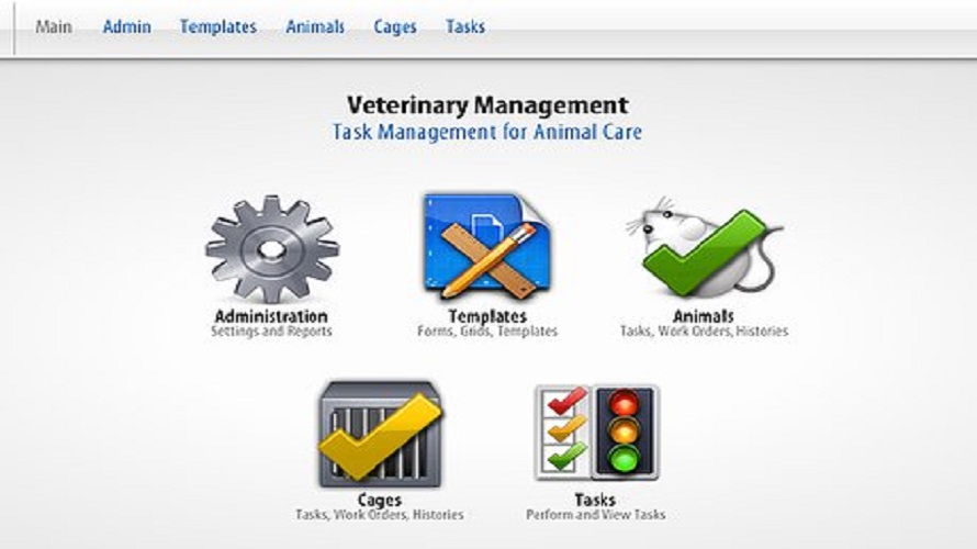 TOPAZ Veterinary Management screenshot