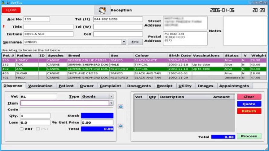 VetTux screenshot