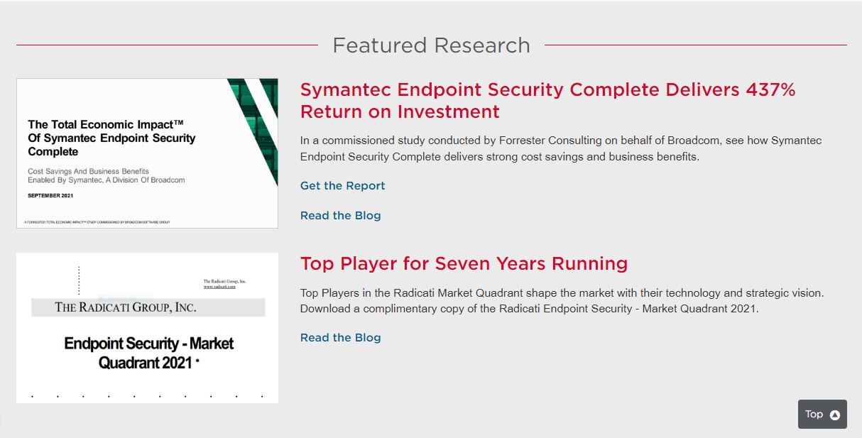 Symantec endpoint security