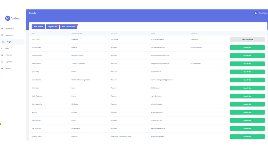 MakeSales screenshot