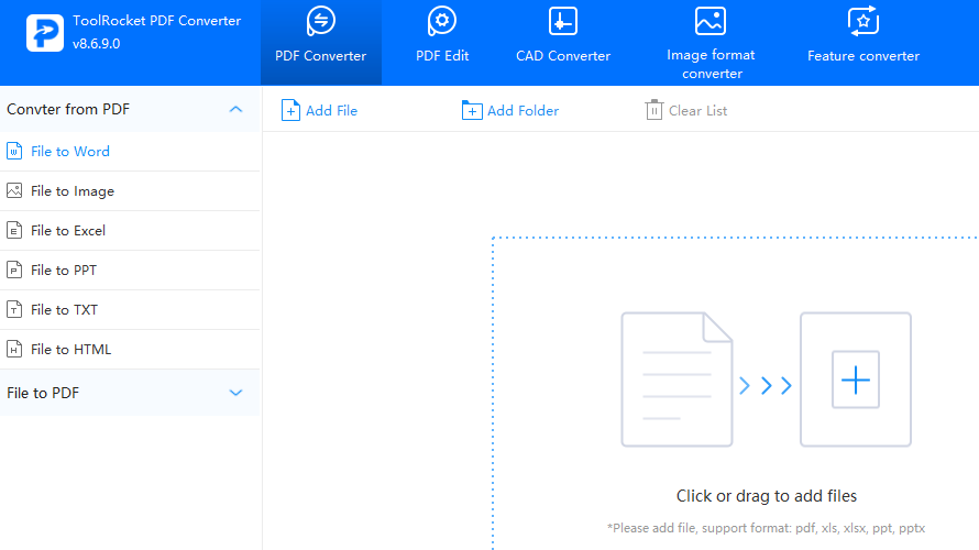 ToolRocket PDF Converter