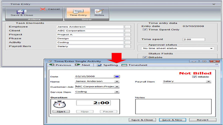 Office Timesheets 