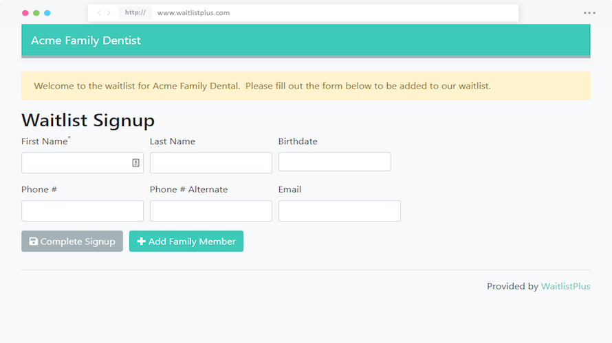 WaitlistPlus