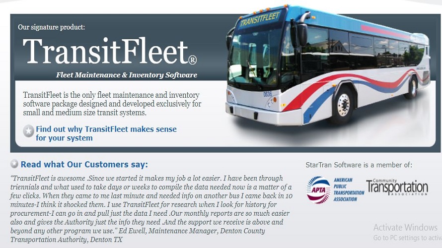 TransitFleet screenshot