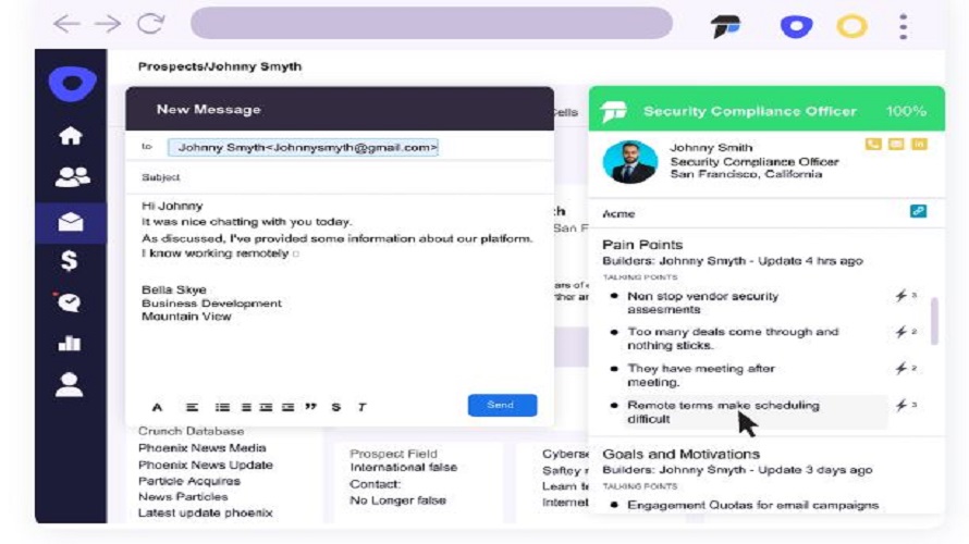 Personas screenshot
