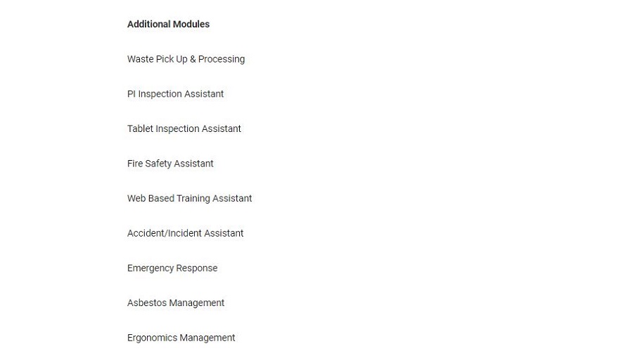 EH&S Assistant screenshot