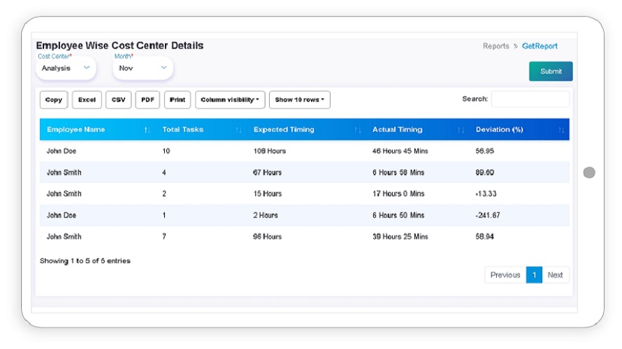 Talentiro screenshot