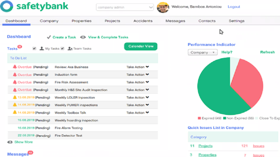 Safetybank screenshot