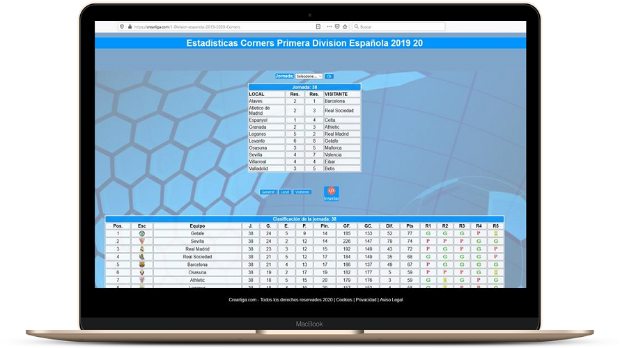 Crearliga screenshot